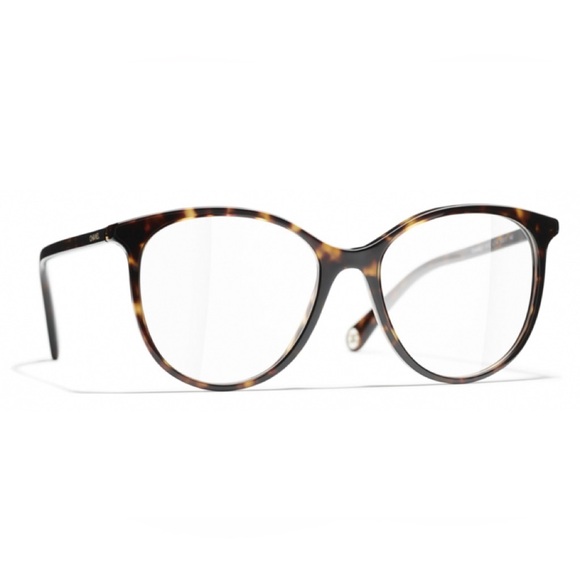 New Guaranteed authentic Chanel eye glasses frames tortoise $698.00 3432 Pantos - Picture 1 of 14